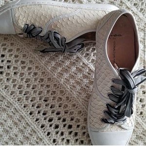 Donald Pliner Lizard Skin Sneakers